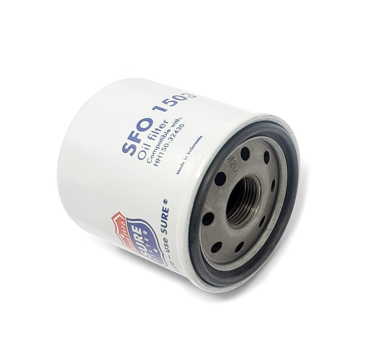 Filtre à Huile Japanparts FO-313S - Blanc, Filetage M20 X 1,5 - 7