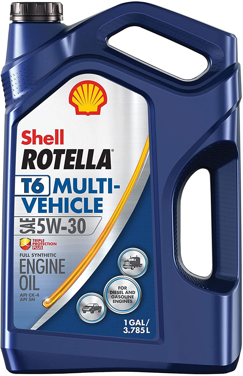 Shell Rotella T6 Full Synthetic Multi-Vehicle 5W-30 Diesel Engine Oil