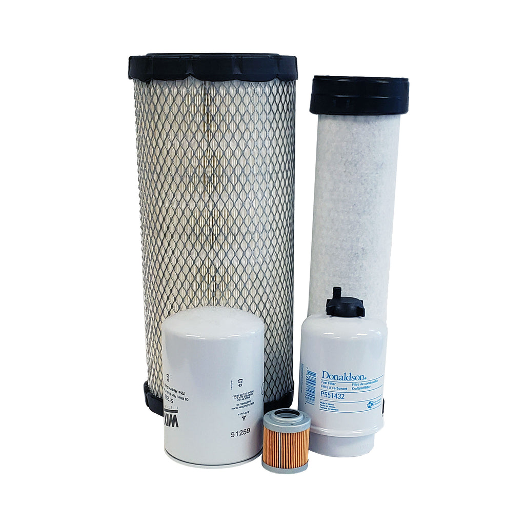 CFKIT Maintenance Filter Kit Compatible with Take-uchi TS70V 18-B (SN 00142 - Current)
