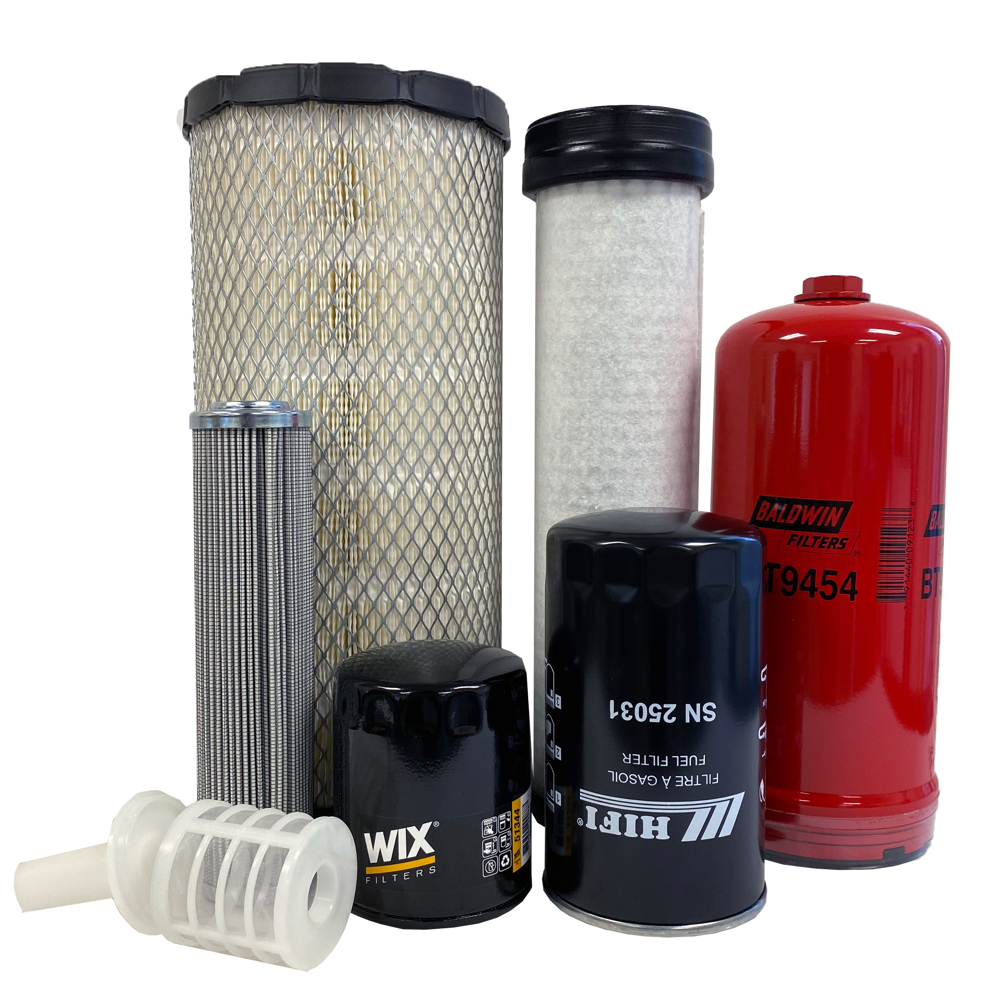 thumbnail image 2 of CFKIT Maintenance Filter Kit For Takeuchi TL10V2 Skid Steer – Fits Kubota V3307 Engine, TKSET13 2 of 5