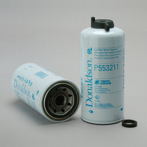 P553211 Donaldson Fuel Filter, Water Separator Spin-On Twist&Drain - Crossfilters